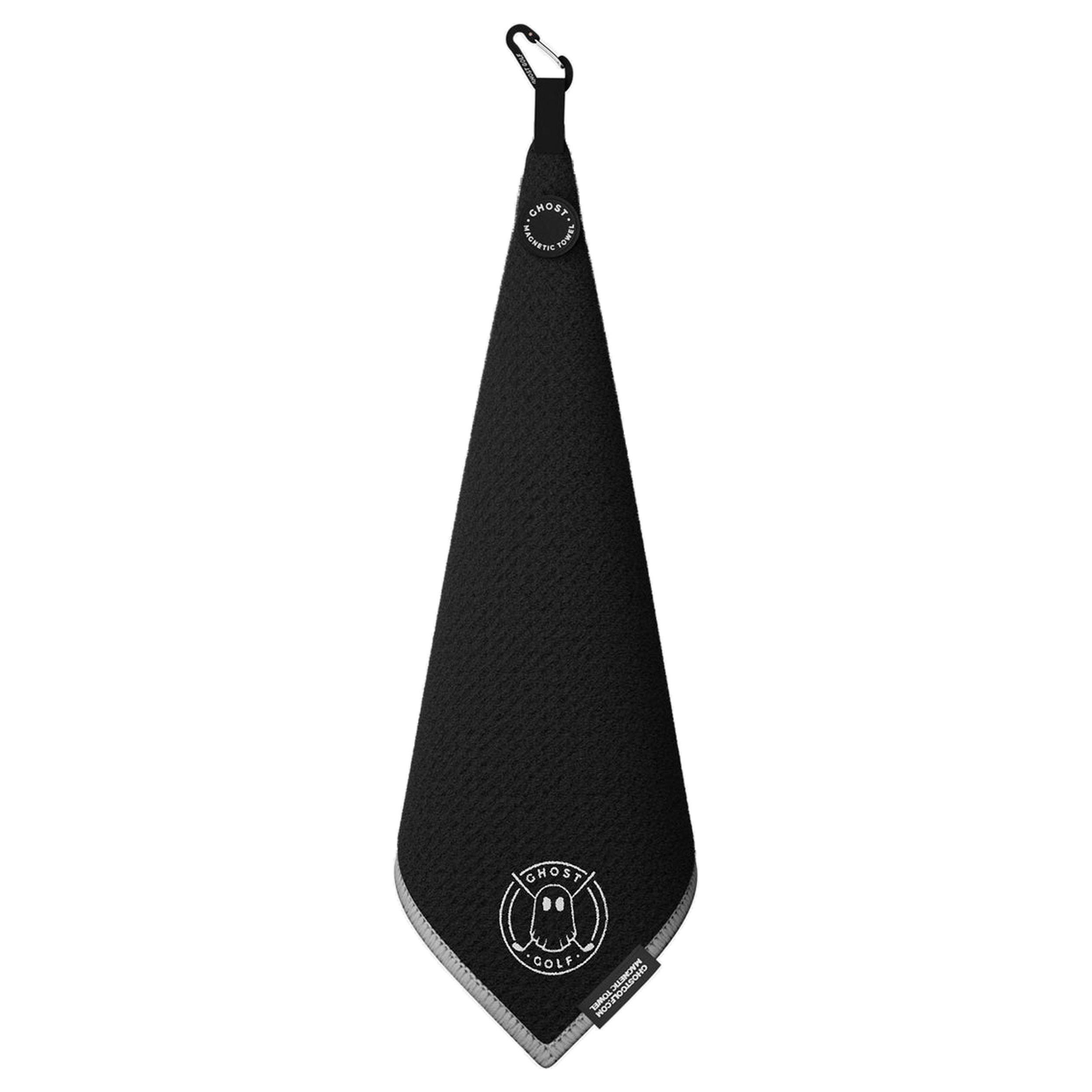 Ghost Golf Magnetic Golf Towel - Black