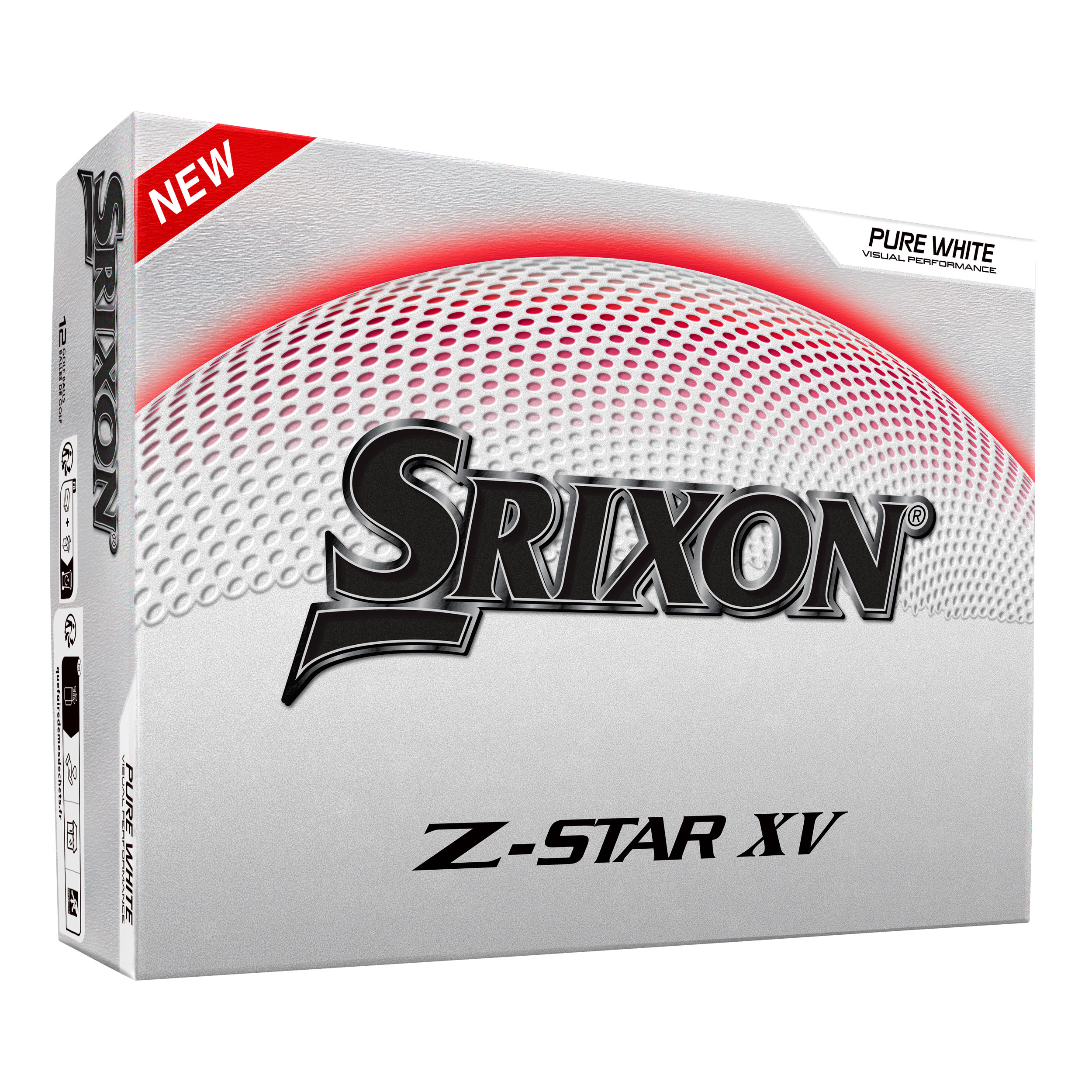 Srixon Z-Star XV 9 White Golf Balls - 1 Dozen